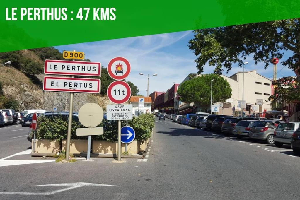 Le Carrousel - Apt Vue Mer - Plage A 10 M - Clim - Wifi Canet-en-Roussillon Kültér fotó
