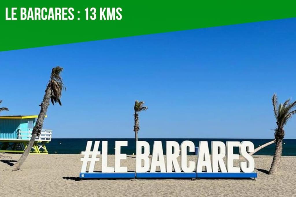 Le Carrousel - Apt Vue Mer - Plage A 10 M - Clim - Wifi Canet-en-Roussillon Kültér fotó